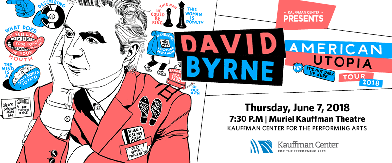 David Byrne - June 7, 2018, Kauffman Center for the Performing Arts